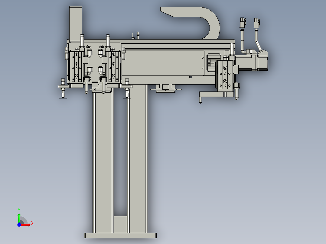 SAWH02-03300-3A0铝片机械手(右)前视图
