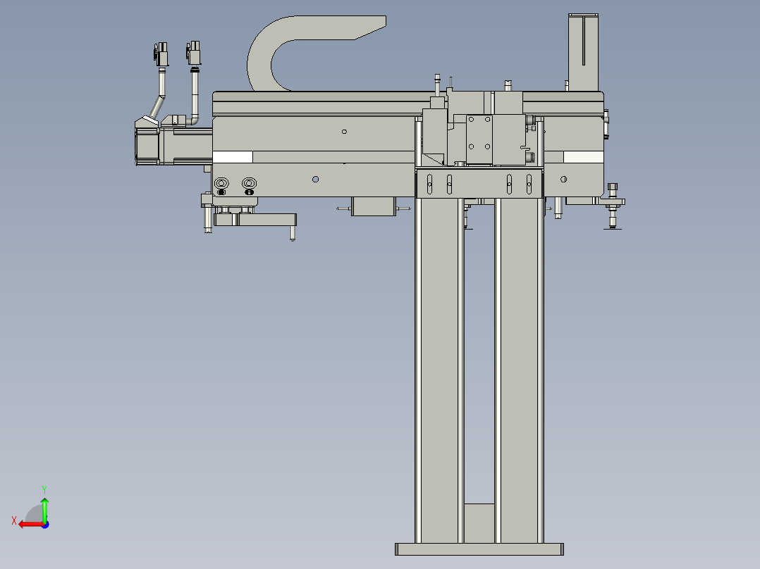 SAWH02-03300-3A0铝片机械手(右)后视图