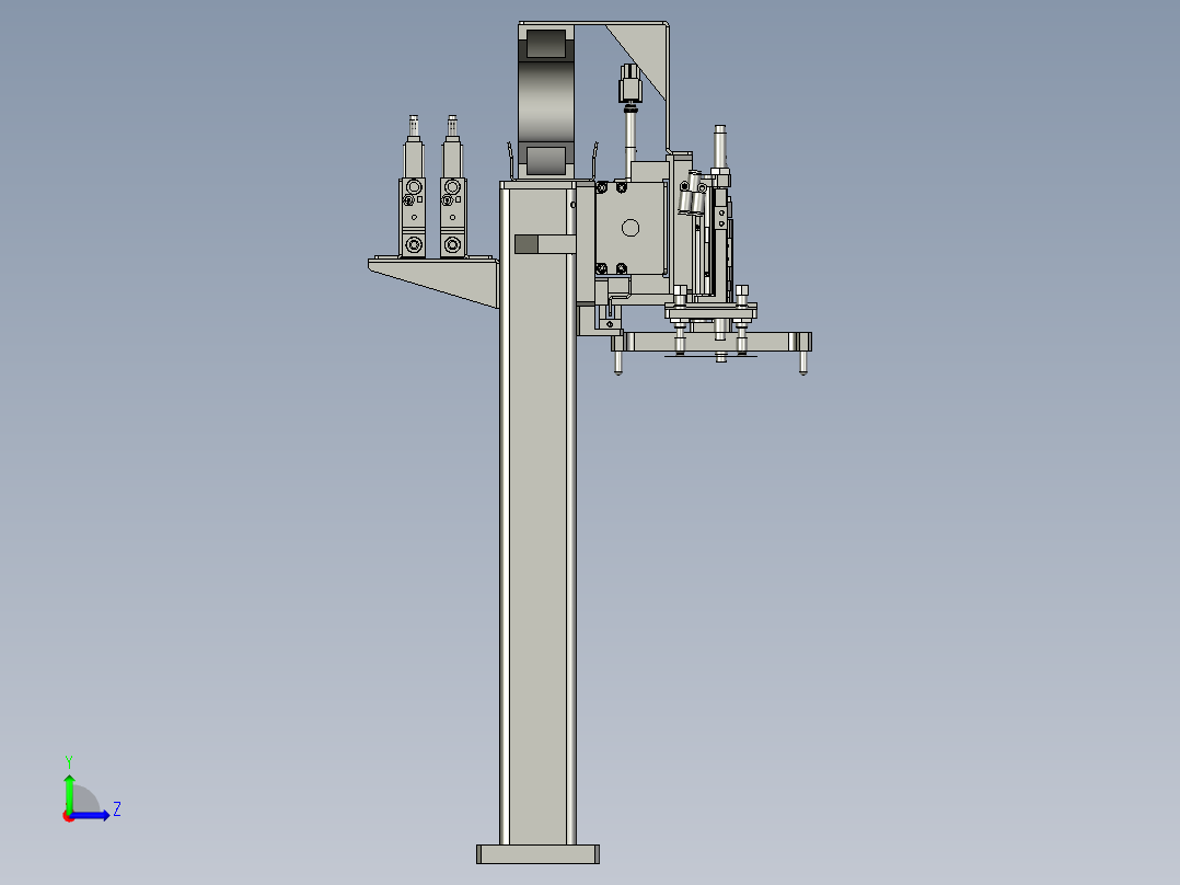 SAWH02-03300-3A0铝片机械手(右)左视图