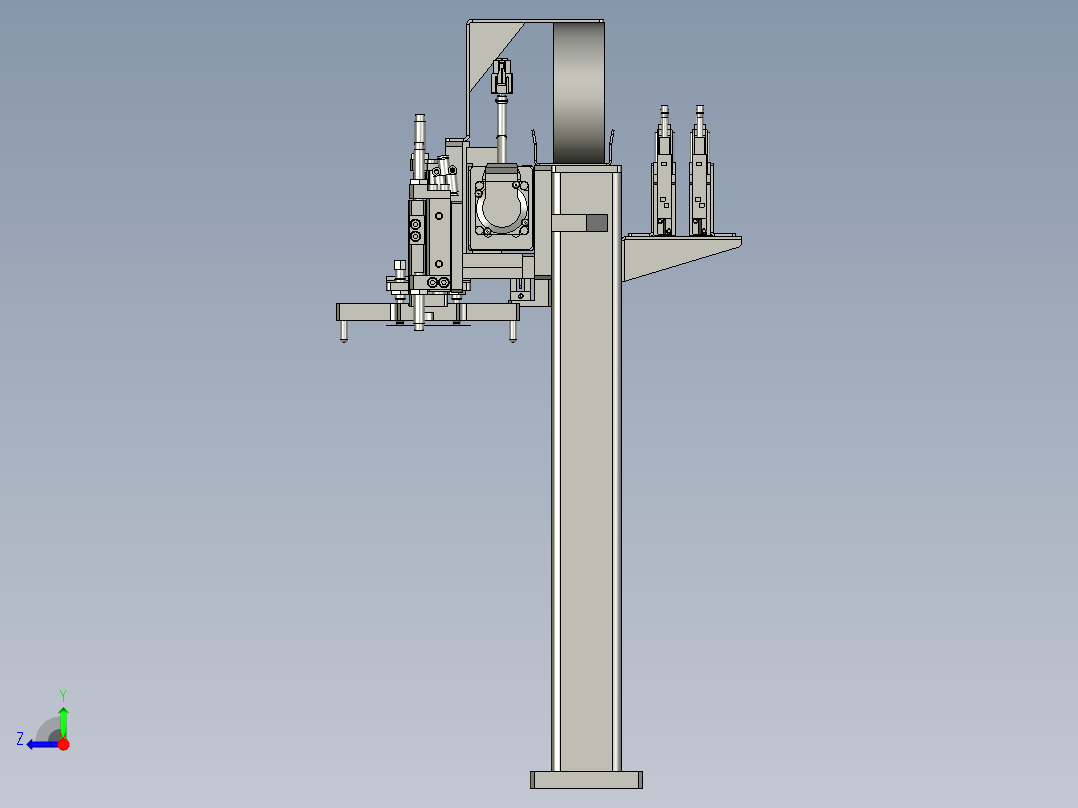 SAWH02-03300-3A0铝片机械手(右)右视图