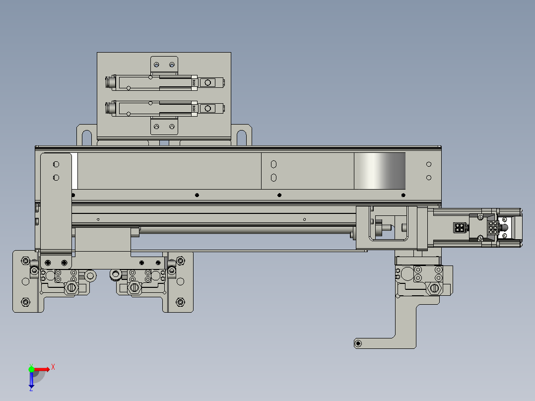 SAWH02-03300-3A0铝片机械手(右)俯视图