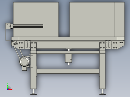 BBBB-左进右出周转箱输送模块前视缩略图