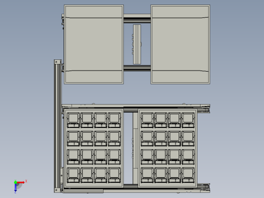 BBBB-左进右出周转箱输送模块俯视缩略图