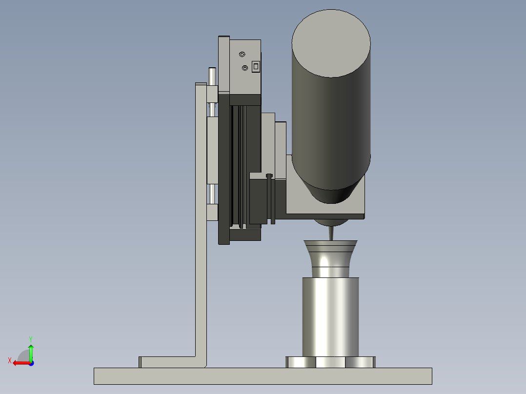 点胶组件后视图