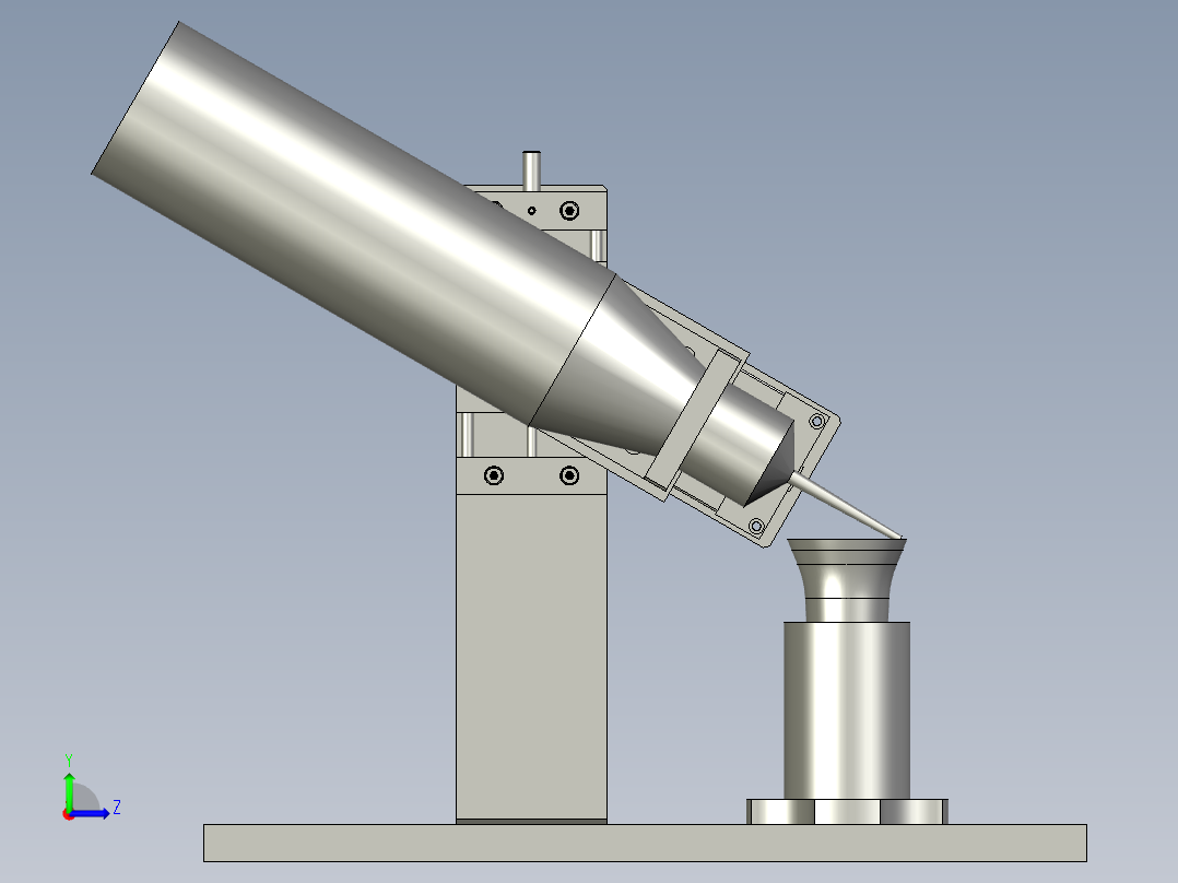 点胶组件左视图
