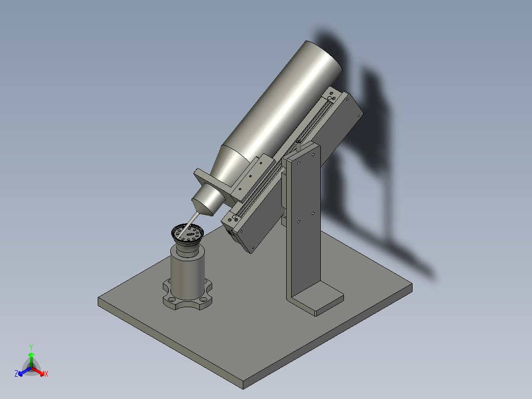 点胶组件正等轴测图