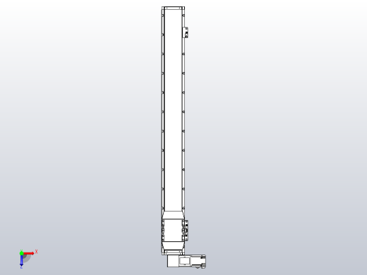 机器人皮带驱动直线轴TPA-GCB-120-P70-L1000-DL-M20-N3俯视缩略图