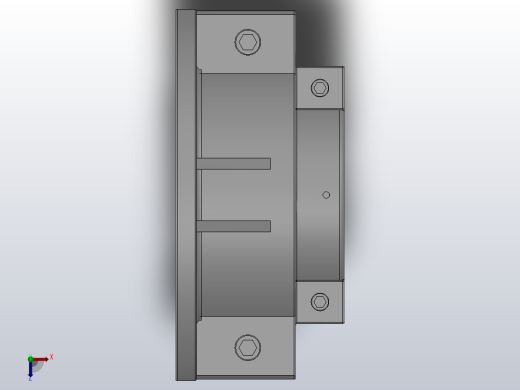 PGFD法兰式轴向固定剖分式轴承_PGFD-70俯视缩略图