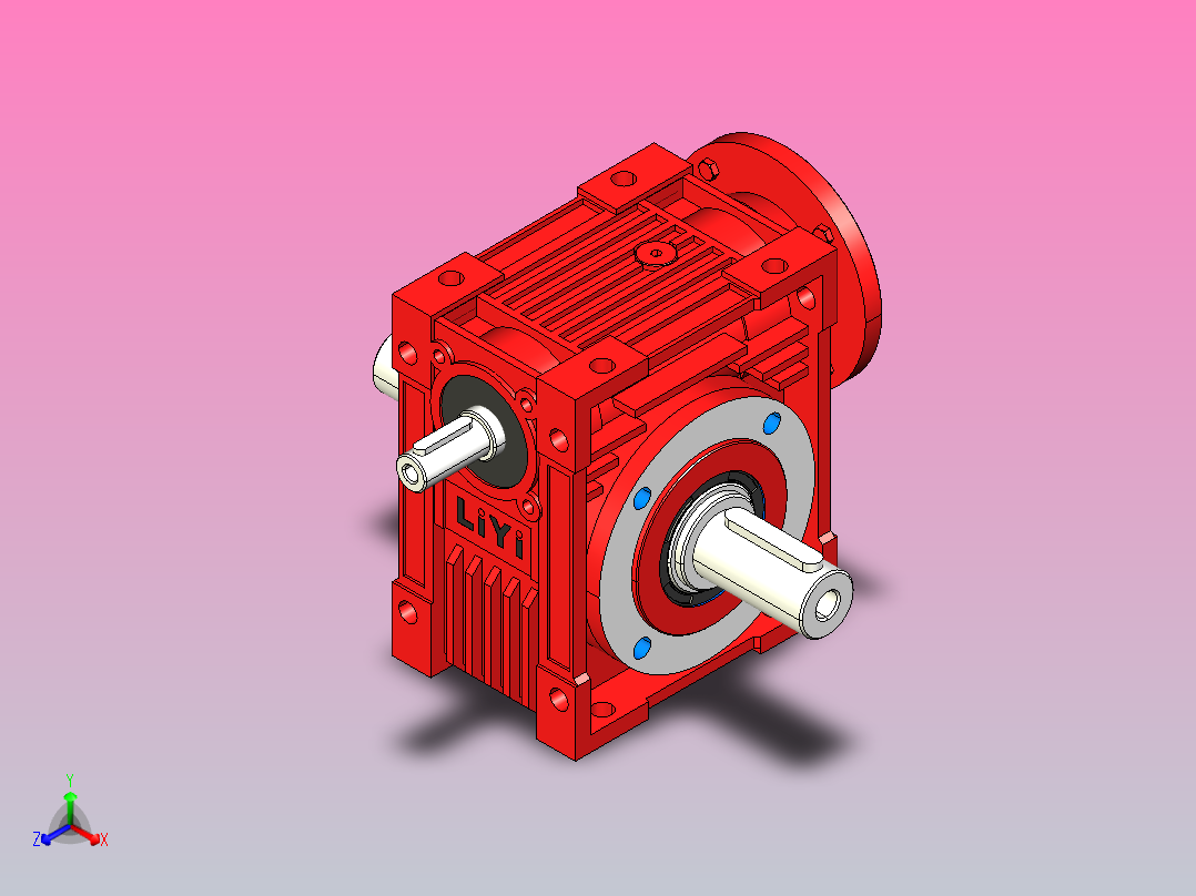 NMRV050蜗轮蜗杆减速机[RV50-E-7.5-SZ]主视图