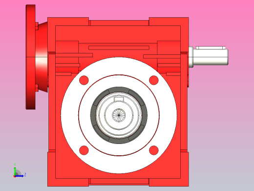 NMRV050蜗轮蜗杆减速机[RV50-E-7.5-SZ]左视缩略图