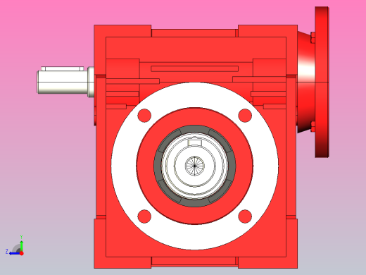 NMRV050蜗轮蜗杆减速机[RV50-E-7.5-SZ]右视缩略图