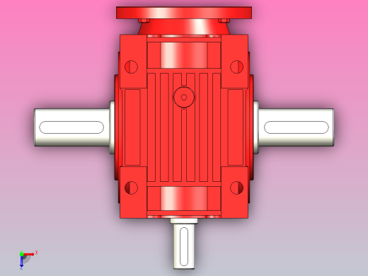 NMRV050蜗轮蜗杆减速机[RV50-E-7.5-SZ]俯视缩略图