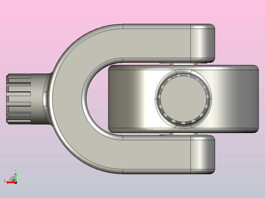 万向联轴器(接头)后视图