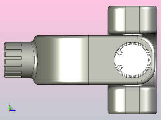 万向联轴器(接头)左视缩略图