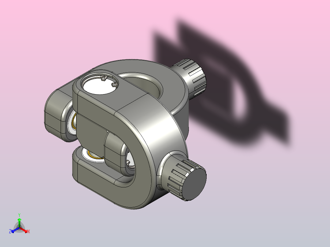 万向联轴器(接头)正等轴测图