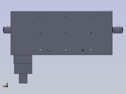 发动机排气歧管CNC加工夹具后视缩略图