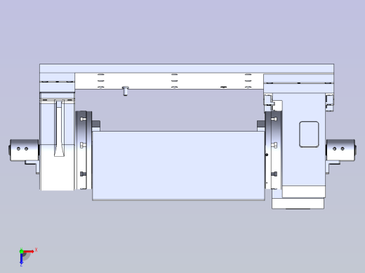 发动机排气歧管CNC加工夹具俯视缩略图