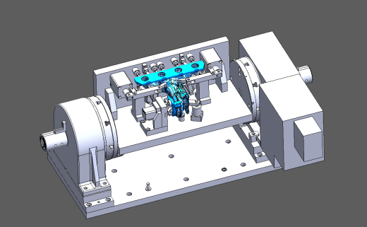 发动机排气歧管CNC加工夹具缩略图
