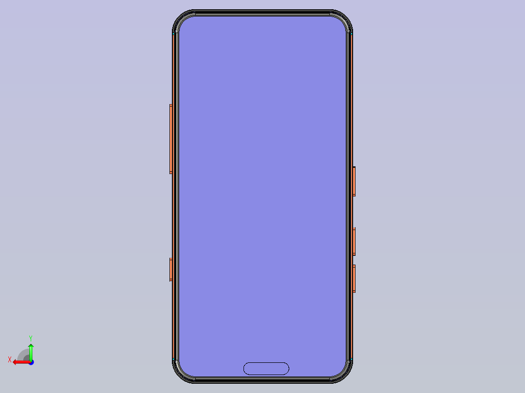 Phone 14手机模型图后视图