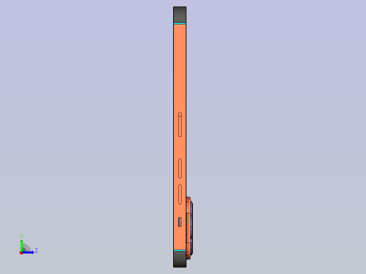 Phone 14手机模型图左视缩略图