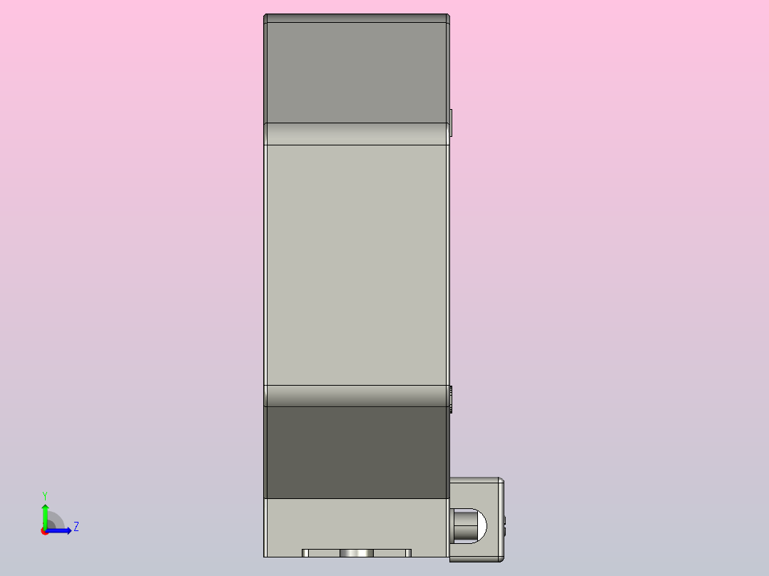 NLH1-80电流互感器三维模型202012左视图