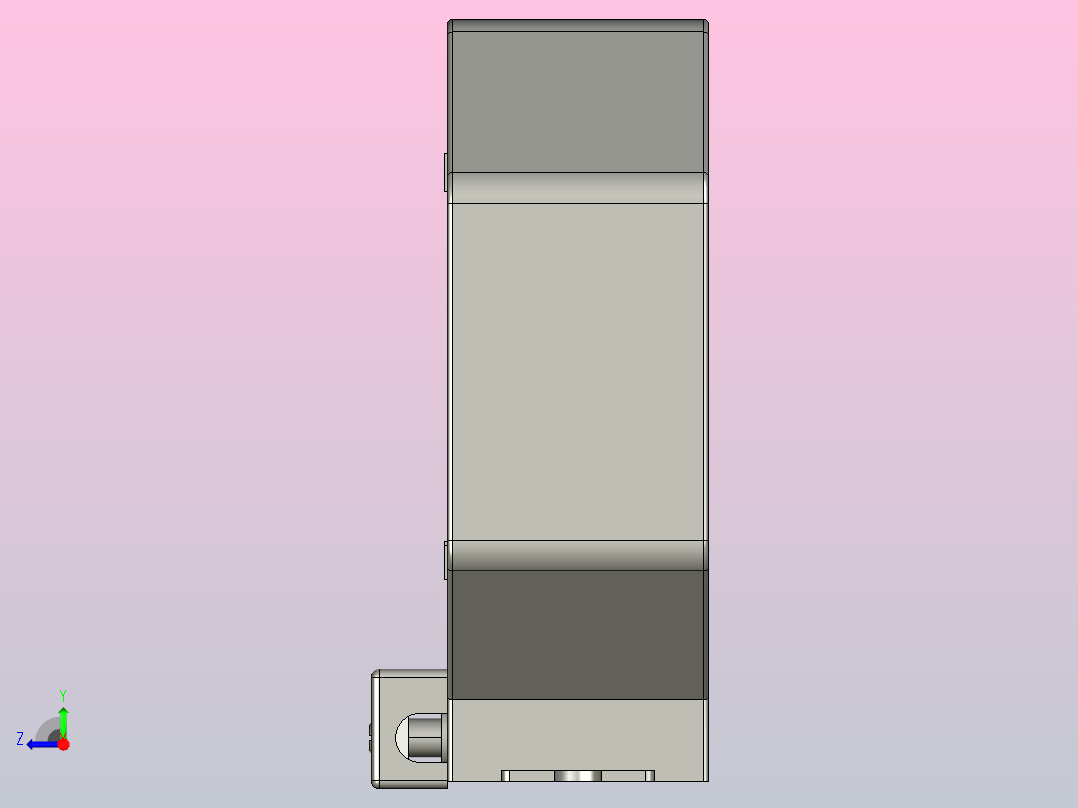 NLH1-80电流互感器三维模型202012右视图