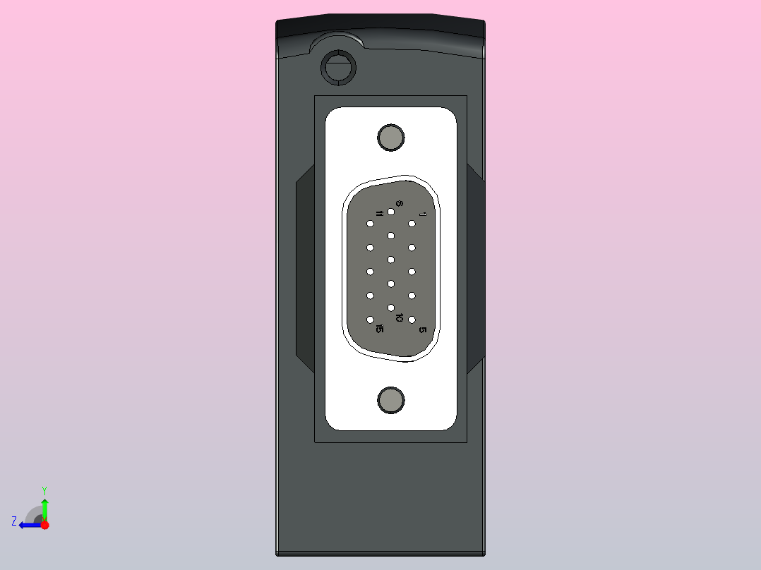 CLV60x条码扫描器右视图