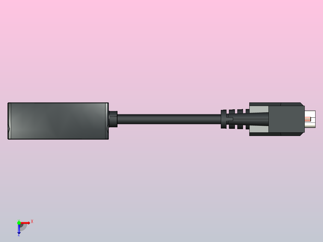 CLV60x条码扫描器俯视图