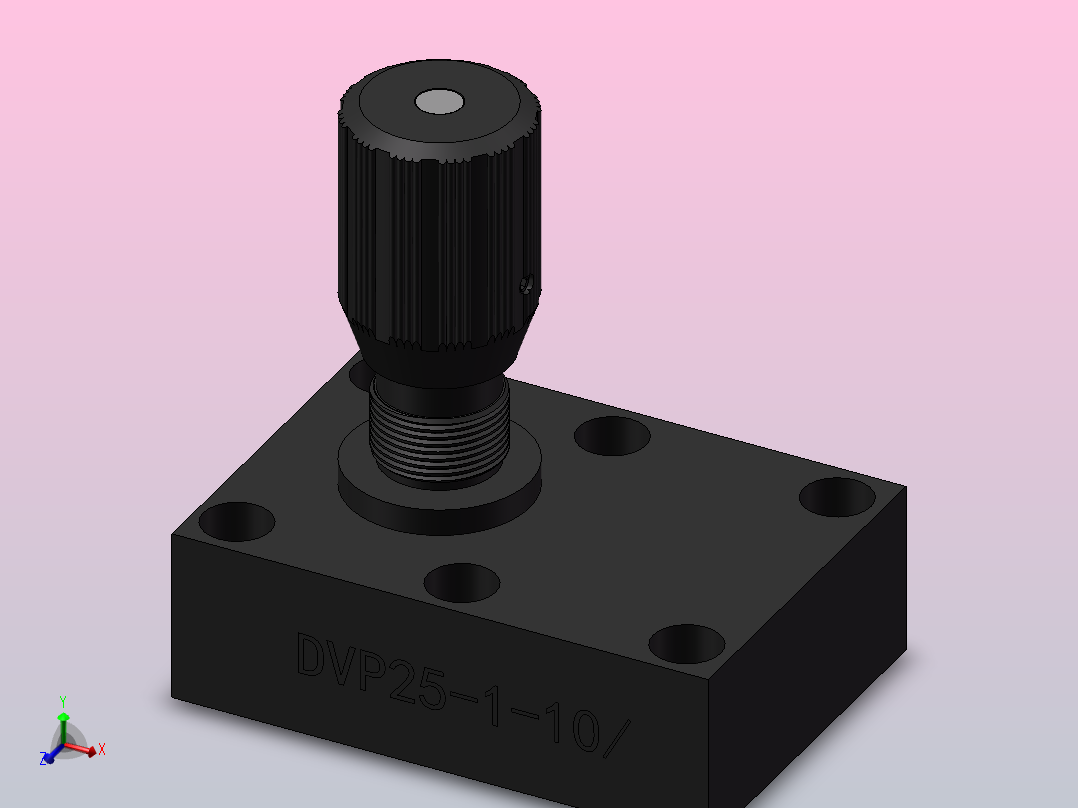 DVP25 节流截止阀主视图