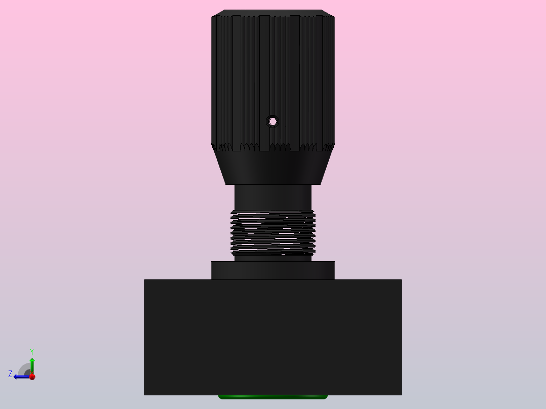 DVP25 节流截止阀右视图