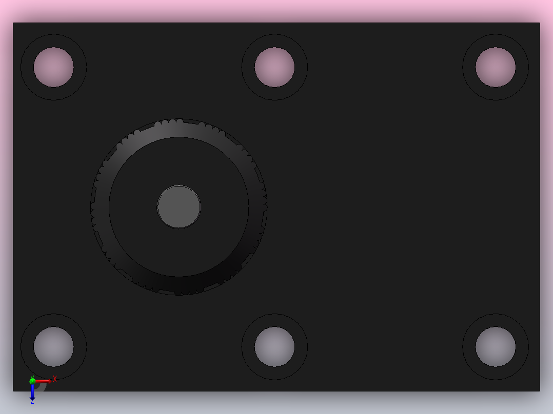 DVP25 节流截止阀俯视图