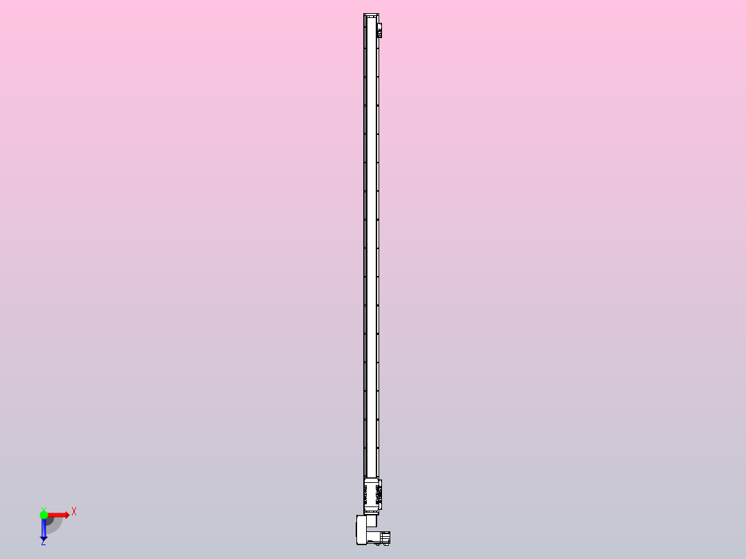 机器人皮带驱动直线轴TPA-GCB-50-P42-L1600-QL-M10-N3俯视图