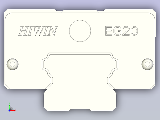 上银导轨 EGH20CA前视缩略图