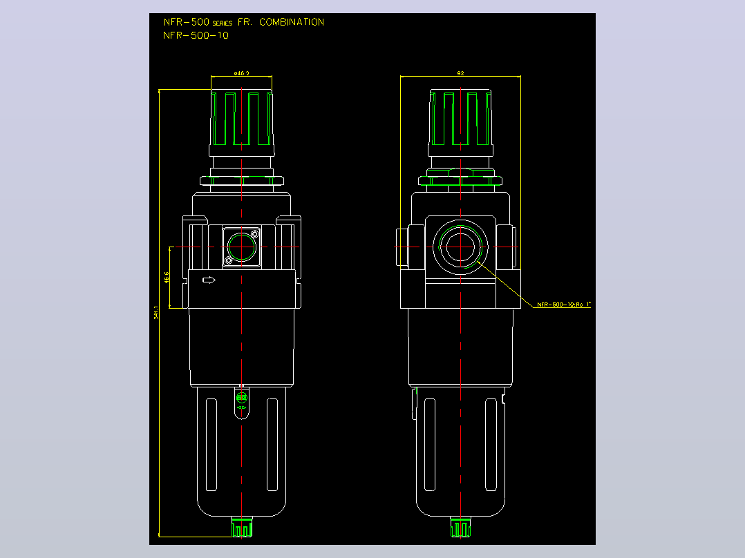 气立可CHELIC调压过滤器2D-NFR-500-10