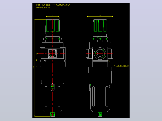 气立可CHELIC调压过滤器2D-NFR-500-10