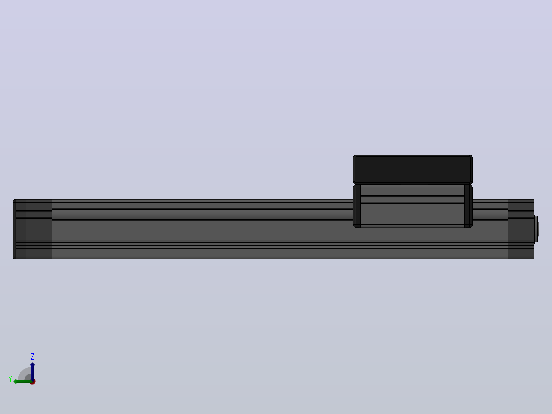 线性装置 LRE 8 D14 80x80 KGT 20x5-300左视图