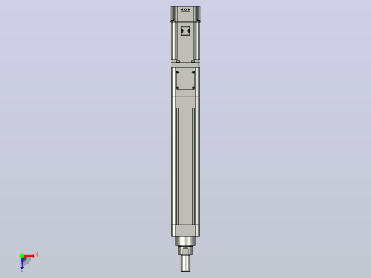 MTE63-200-P10-D-M750W-A-S3 MTE63电动缸 最大负载300kg 最大推力2560N 750W电机直接安装俯视缩略图