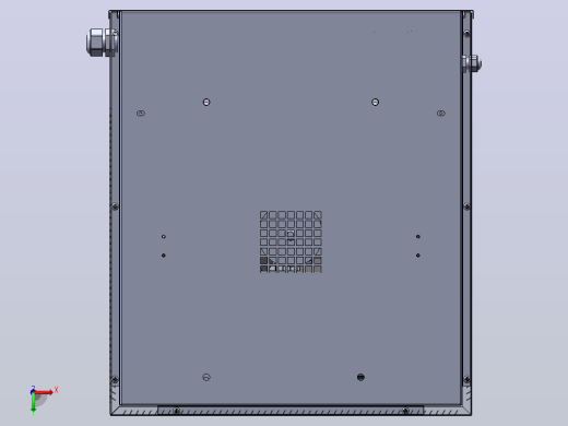 10KW电加热器 3D（SolidWorks设计，提供Sldprt_Sldasm文件）后视缩略图