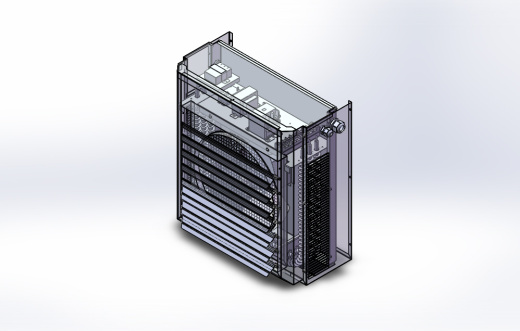 10KW电加热器 3D（SolidWorks设计，提供Sldprt_Sldasm文件）缩略图