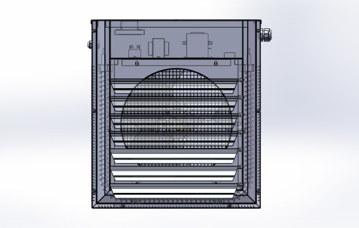 10KW电加热器 3D（SolidWorks设计，提供Sldprt_Sldasm文件）缩略图