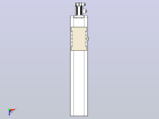 滚珠丝杠直线轴带导轨全封闭TPA-HCR-220D-3210C-L800-M-Y-P1K-N3俯视缩略图