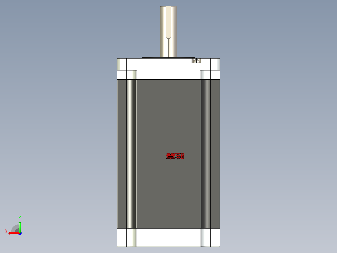110系列两相混合式步进电机[110HS8]后视图