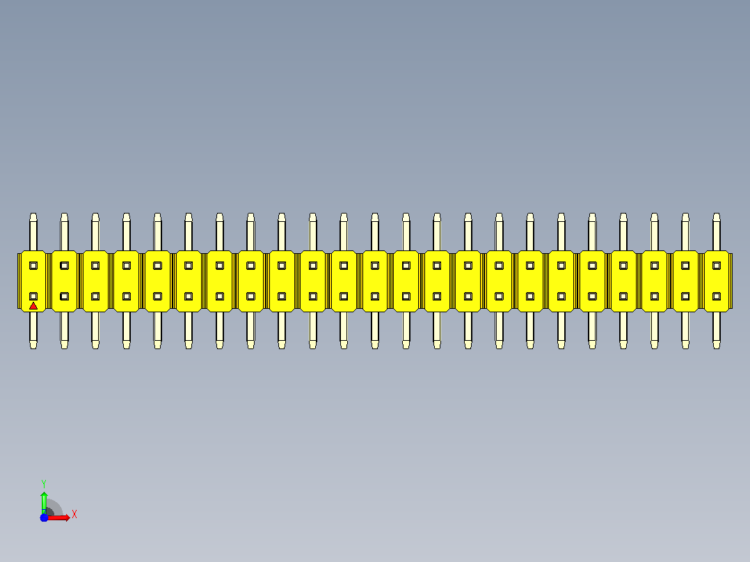 DS1022彩色排针 黄色 46P 100mil SMT类型 版本1.0.zip.zip前视图