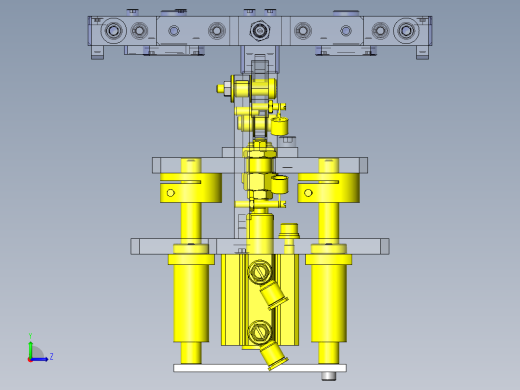 带止回组件的挡块左视缩略图