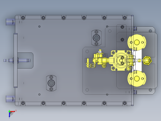 带止回组件的挡块俯视缩略图