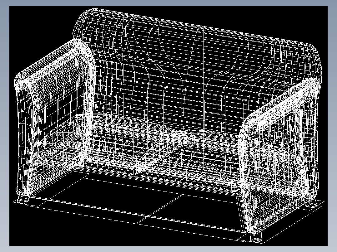 室内家具和灯具等的模型十二-K-S30-2