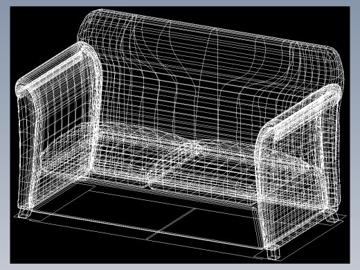室内家具和灯具等的模型十二-K-S30-2