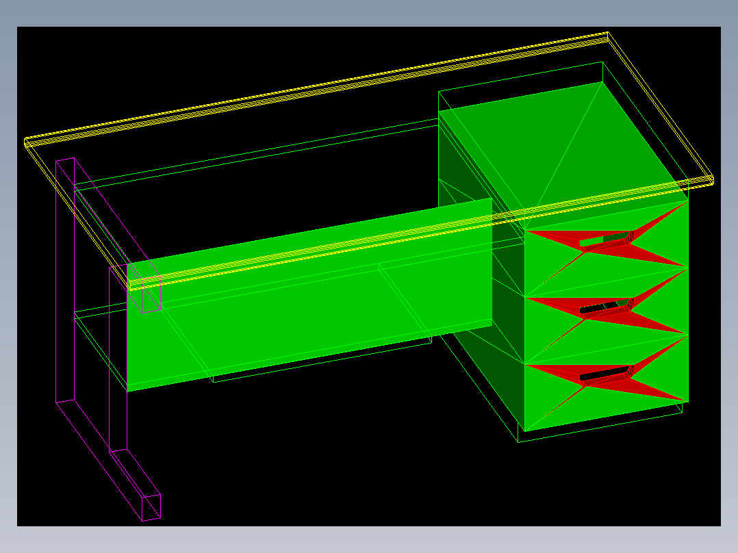 室内家具及植物的维模型十二-B038