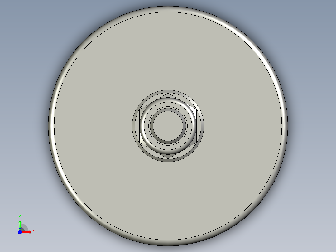 减震器M12前视图