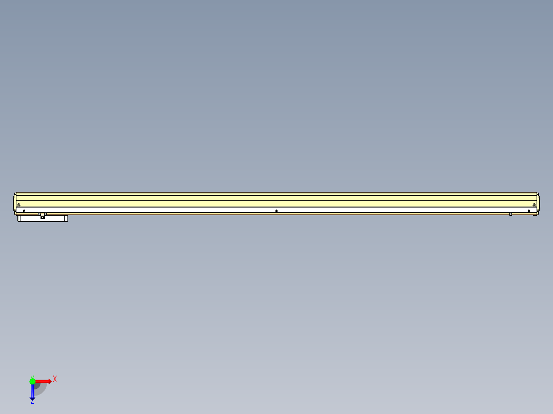 威洛博LC系列3d模型模组LC17E1Y-S1500俯视图